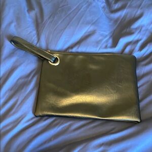 Black Leather clutch